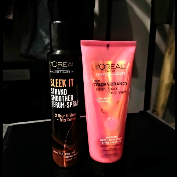 L'Oreal Other - L'OREAL slick it + color hair treatment set